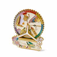 Aimant de réfrigérateur personnalisé Perfection Création d'un souvenir de voyage unique Cadeaux culturels et créatifs mémorables Aimant en émail