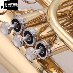 Instrumen Angin kuningan musik Jingying 2023, bodi kuningan nikel putih piston tembaga bariton berbaris - Product Image 3