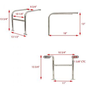 Escalera de Sentina para Barco <span class=keywords><strong>CHAPARRAL</strong></span>, Acero Inoxidable 316 - Product Image 4