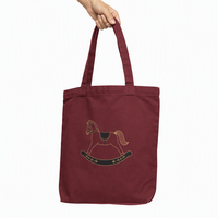 Sac en toile réutilisable en gros pour les cadeaux de fin d'année, en stock avec options d'impression personnalisée