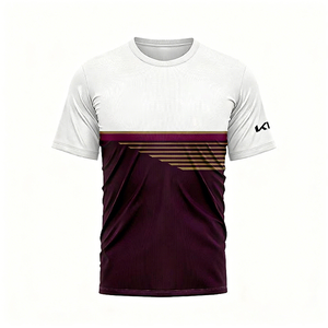 Camisetas Deportivas Loki T04 de Secado Rápido, Cuello en V, Unisex, Manga Corta, de Spandex y Poliéster para Tenis, Tenis de Mesa y Entrenamiento - Product Image 4