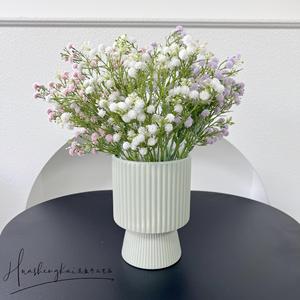 Ramo de Flores Artificiales de Plástico Simulando Aliento de Bebé, Decoración para el Hogar, Arreglo para Bodas, Alta Simulación SCELYB--0160 - Product Image 1
