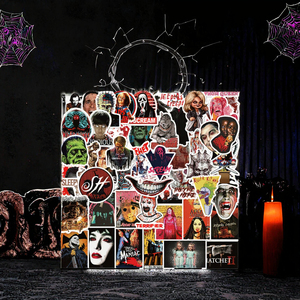 50 Pegatinas de Graffiti de Dibujos Animados, Impermeables, de PVC, Regalo de Halloween, Decoración de Paredes y Libros, Vinilo, Terroríficas, Geniales, Aterradoras - Product Image 3