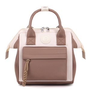 Bolso para caminar pequeño de tres usos de estilo coreano japonés, nuevo Color aislado para mamá, bolso con cremallera para madre, bebé, hecho Oxford Mater - Product Image 5