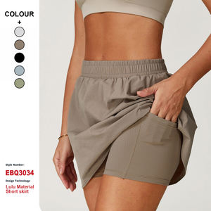 مخصصة عالية الجودة بارد حماية الشمس تنورة قصيرة حماية فوق البنفسجية الرياضة التنس تنورة Upf50 + المرأة تنفس تنورة قصيرة - Product Image 1