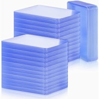 Protège-cartes rigides 35PT 3x4 en plastique transparent pour cartes de sport, cartes à collectionner Pokémon TCG, présentoir et rangement