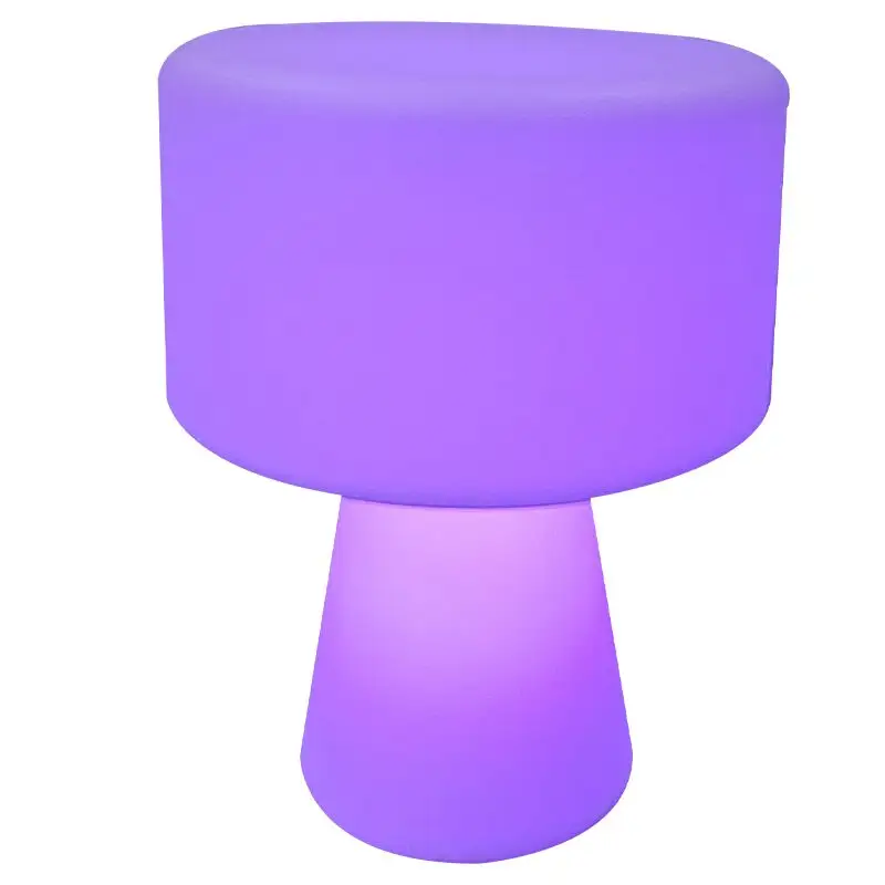 Led Luminous Cube Bar Table Chair Furniture table Outdoor Colorful Night Light