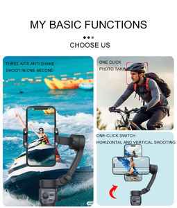 Stabilizzatore Gimbal per Smartphone <span class=keywords><strong>3</strong></span>-palmari con lenti Ultra grandangolari Anti-Shake Vlog video per 5.1 - Product Image 2