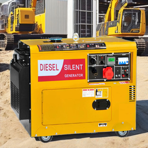 Portable 7 kw Diesel Generator Super Silent 1500rpm ATS Durable Open Frame Remote Start 110V/220V/380V 50/60Hz Air Cooled <b>23A</b> - Product Image 2