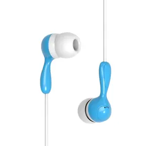 Cheap price disposable 3.5mm stereo wired in-ear earphone one time use earbud for airline/conference/sightseeing bus