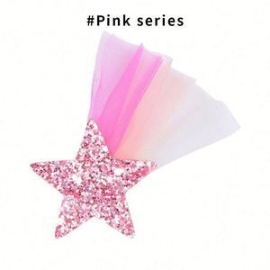 YUSE 91203 Horquilla de Pelo con Cristales de Princesa y Encaje, Dulce y Novedosa para Niñas, 5cm, Estrella Colorida, Ecológica, para Uso Doméstico y Fiestas - Product Image 6