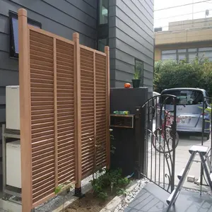 900x900 мм (3 'x 3') дешевая деревянная пластиковая Композитная Панель жалюзи WPC деко панель для сада
