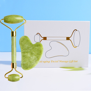 Nuovo stile naturale bellezza verde massaggiatore giada <span class=keywords><strong>rullo</strong></span> faccia doppia faccia <span class=keywords><strong>viso</strong></span> e collo sollevamento massaggiatore giada <span class=keywords><strong>rullo</strong></span> di giada originale - Product Image 6