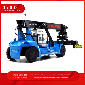 KONECRANES 1:50 Modèle miniature en plastique ABS, <span class=keywords><strong>grue</strong></span> à conteneurs frontale, engin <span class=keywords><strong>de</strong></span> <span class=keywords><strong>chantier</strong></span>, jouet 110V pour enfants et passionnés <span class=keywords><strong>de</strong></span> voitures - Product Image 5