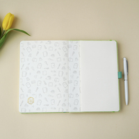 Niedliches Notizbuch Journal mit Individueller Bedruckung PU-Leder-Einband Hardcover A5 Dokumentieren Sie Ihr Wachstum im Tagebuch