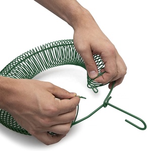 Windproof rainproof màu xanh lá cây vòng vườn Kim Loại dây lưới treo đậu phộng Vòng hoa <span class=keywords><strong>suet</strong></span> <span class=keywords><strong>Bird</strong></span> <span class=keywords><strong>Feeder</strong></span> với sắt xây dựng - Product Image 4