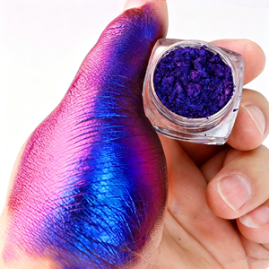 Poudre de pigment optique caméléon de haute qualité à changement de couleur selon l'angle pour revêtement de véhicule, moto et artisanat DIY - Product Image 1