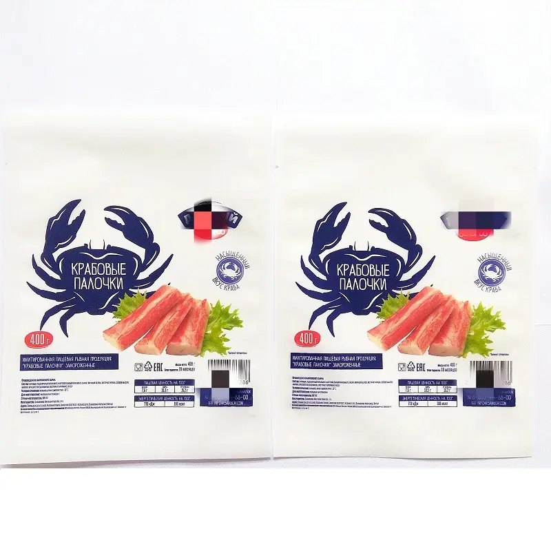 Heat Seal Triangle Sandwich Plastic Packaging Bag Bopp Sandwich Wrap Pouch