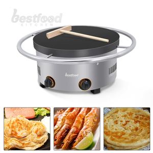 Machine à crêpes et gaufres commerciale 2,2 kW, antiadhésive, <span class=keywords><strong>mini</strong></span>-machine à gaufres hollandaises pour usage industriel et domestique - Product Image 1