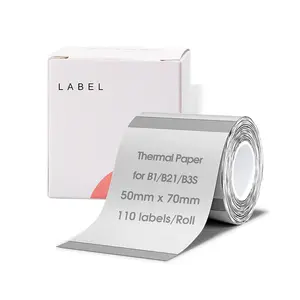 清晰且足够小的打印纸粘合剂透明抗撕裂热敏纸兼容打印机形状定制