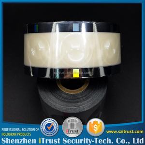 Film de gaufrage holographique 3D en rouleau, transparent/coloré, en matériau PET, pour application sur papier - Product Image 6