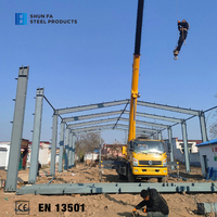 Construction de charpente en acier préfabriquée, structure en acier galvanisé pour entrepôt, atelier, bâtiment industriel