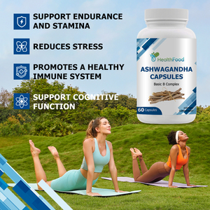 Hot Sale Ashwagandha Capsules Extra Strength Stress & Mood Support <b>Supplement</b> Promotes Quality Sleep for Adults 60 Capsules - Product Image 6