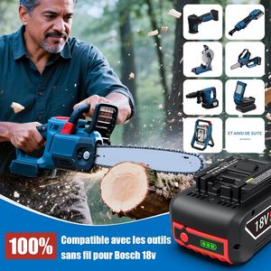 Batterie au lithium de remplacement <span class=keywords><strong>18V</strong></span> pour outils électriques <span class=keywords><strong>Bosch</strong></span>, batterie BAT618 BAT619 BAT610 BAT609 BAT612 BAT622 <span class=keywords><strong>18V</strong></span> 20V Li-ion - Product Image 4