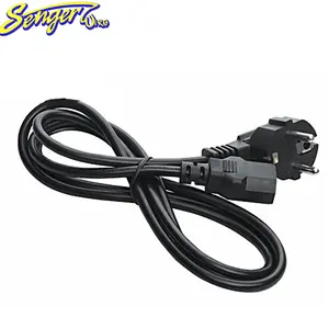 Manufacturers directly supply 1.5m European standard power cord product word tail European standard plug power cord VDE pure cop