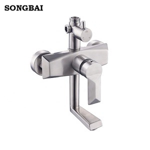 China conjunto de ducha de CUPC de marca de agua de acero inoxidable 304 hotel <span class=keywords><strong>baño</strong></span> termostático ducha <span class=keywords><strong>grifo</strong></span> - Product Image 6