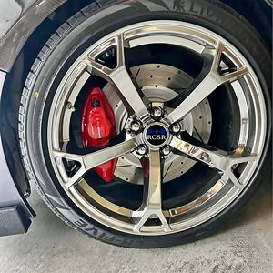 RCSR Vente chaude pour Nismo V1 Jantes forgées argent chromé 8J Maining pour <span class=keywords><strong>Nissan</strong></span> 350z <span class=keywords><strong>370z</strong></span> G37 Q50 Q70 5x114.3/120/112 PCD - Product Image 4