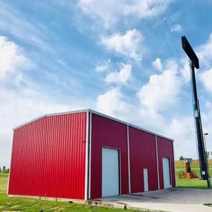 China <b>Cheap</b> Price and High Quality <b>Sheds</b> Storage Outdoor Structures Prefabricated House with Solar Power <b>Small</b> Steel Structure - Product Image 4