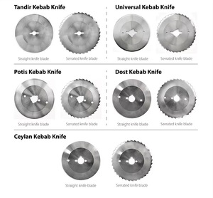 Parti di ricambio macchina Doner Kebab 80mm lame lisce molteplici funzionali per POTIS CEYLAN DEVRAN GURDEN - Product Image 4