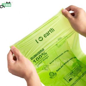 Best Selling Leak Proof <b>Compost</b> Dog Poop <b>Bags</b> With Dispenser for Dogs Biodegradable Wholesale OEM Pet Waste <b>Bag</b> - Product Image 3