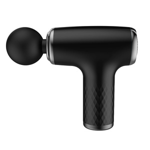 Pistolet de massage Wuhenxing Mini, masseur électrique professionnel, 12 niveaux de vitesse, moteur sans balais, rechargeable par USB, noir - Product Image 1