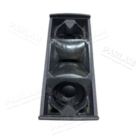 Altavoz de rango completo pasivo de fuente puntual PAKLAM Sound, altavoz de audio profesional chino de matriz lineal dual de 8 pulgadas