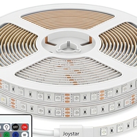 Bande lumineuse LED intelligente Joystar 20m RGB, contrôle par application Bluetooth, télécommande, variateur d'intensité, changement de couleur, décoration intérieure