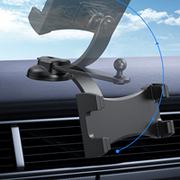 Support de tablette pour tableau de bord et pare-brise de voiture, rotatif à 360°, ventouse pour fenêtre, support de téléphone pour iPad Pro 12.9/9.7/11
