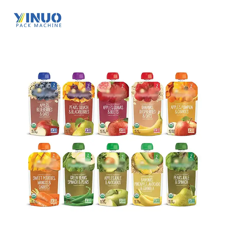 Kunden spezifische bedruckte Plastik getränke Fruchtsaft getränk Flüssige Verpackungs beutel Auslauf Stand Up Beutel