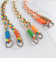 Longe de téléphone portable multi-couleur en nylon tissé pour téléphone portable anti-perte Courroie d'épaule et de cou corde pour étui iPhone