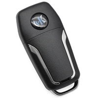 Vehicle Keys Black 4 Buttons B Series Black B12-4 Universal Auto 315mhz 433mhz Blank Blade Remote Flip Car Key