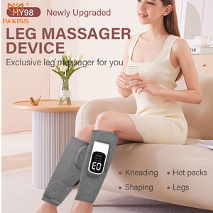 Masajeador de Piernas Inalámbrico Recargable por USB PAKISS, Envoltura Térmica de Grafeno para Rodilla, 3 Modos, 3 Niveles de Compresión de Aire, Masaje de Pantorrillas - Product Image 1