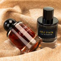 Bouteille de parfum cylindrique en verre vide de luxe 50ml 100ml de haute qualité, personnalisable avec logo – Meilleures ventes en ligne
