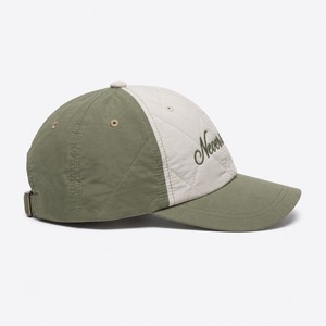 Casquette de baseball en nylon matelassée à logo personnalisé brodé, 6 panneaux, visière incurvée, chapeau d'hiver matelassé, vente en gros, fabricant - Product Image 3