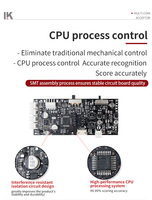 Accepteur de pièces multi-monnaies FR Custom LK715S Cpu Mech, sélecteur binoculaire, récepteur pour machine à laver, pêche à la ligne, distributeur d'eau