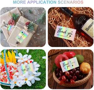 بيع بالجملة 3D تغليف الهدايا الثلاثية الأبعاد التجارة الإلكترونية مخصصة منقوش بطاقة شكر فاخرة لدعم بطاقة الأعمال الصغيرة الخاصة بي - Product Image 6