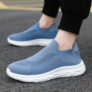 Nouvelles chaussures de course décontractées, tige en tissu extensible, lacets, embout renforcé, evergreen - Product Image 1