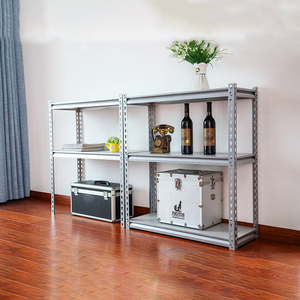 Stable Steel Structure Platform Storage Iron Material Shelf Boltless Racks Shelving