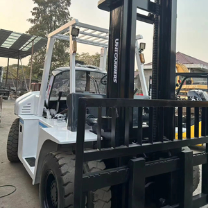 In Stock Vigoshop <b>Used</b> TCM FD70 Diesel Forklift with Multi-Stage Mast Fast Global Shipping Available - Product Image 1