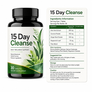 High Quality Certified Natural Aloe Vera Senna 15-Day Colon Cleanse Detox Tablets (30 Tablets) Digestion Immunity Support - Product Image 6